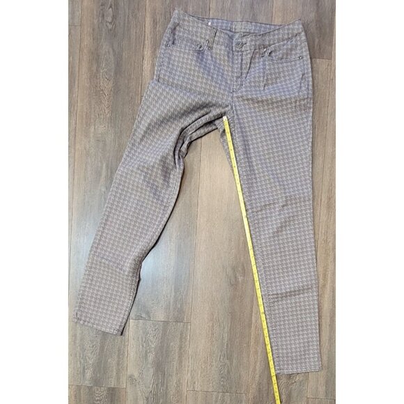 Ruff Hewn Gray Womens Size 10 Pants Geometric Pattern Skinny Leg - Picture 4 of 8